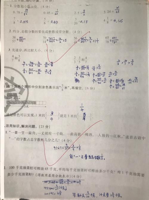 数学卷子如何批改初中，如何有效批改初中数学试卷？