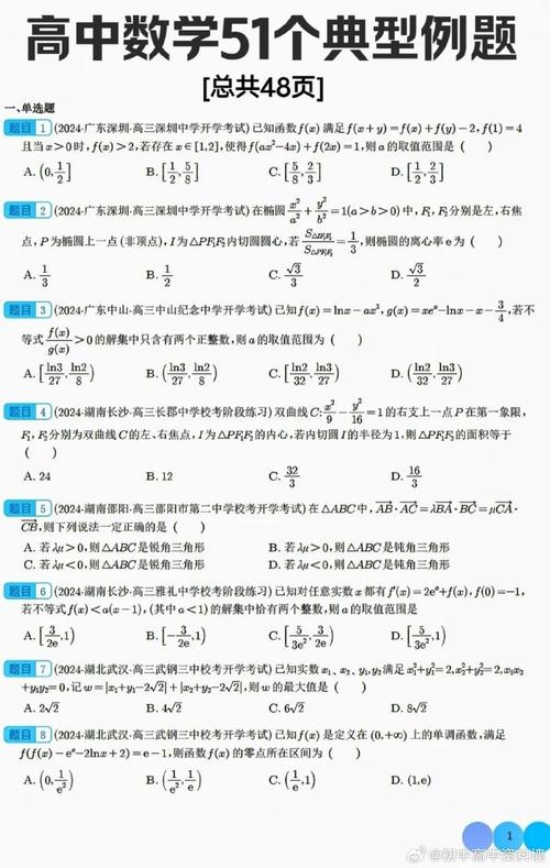 高中数学题型网站有哪些，哪些网站提供高中数学题型资源？