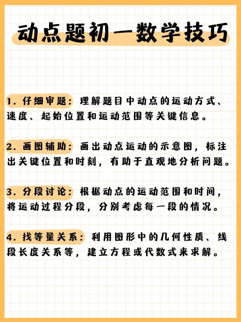 初中数学如何做动点问题，初中数学动点问题应该如何解决？