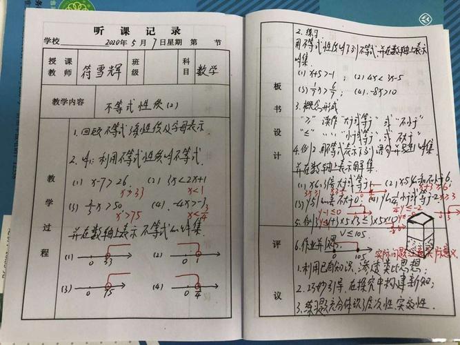 听课笔记如何写初中数学，如何撰写初中数学的听课笔记？