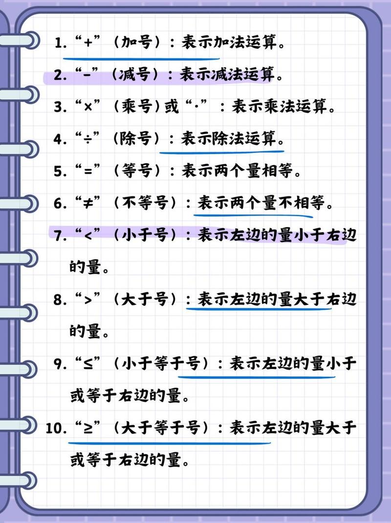 初中数学符号如何写，初中数学中，我们应该如何正确书写各种数学符号？