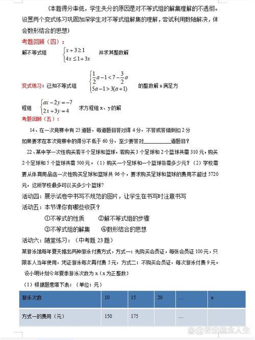 如何评一套初中数学试卷，如何全面评估一套初中数学试卷的质量与难度？