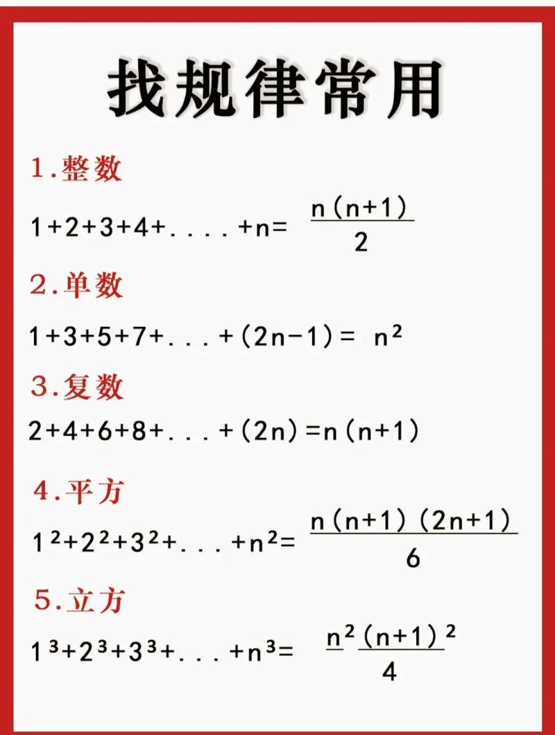 初中数学如何找规律，初中数学中，我们该如何有效地寻找规律？