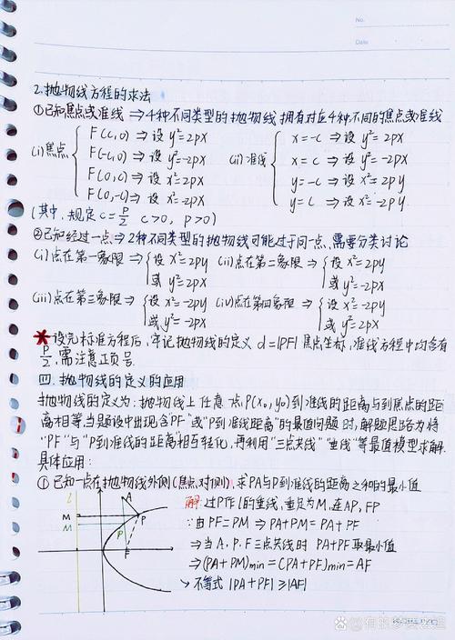 高中数学笔记哪些需要记？