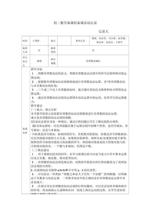 如何高效备课初中数学课程？