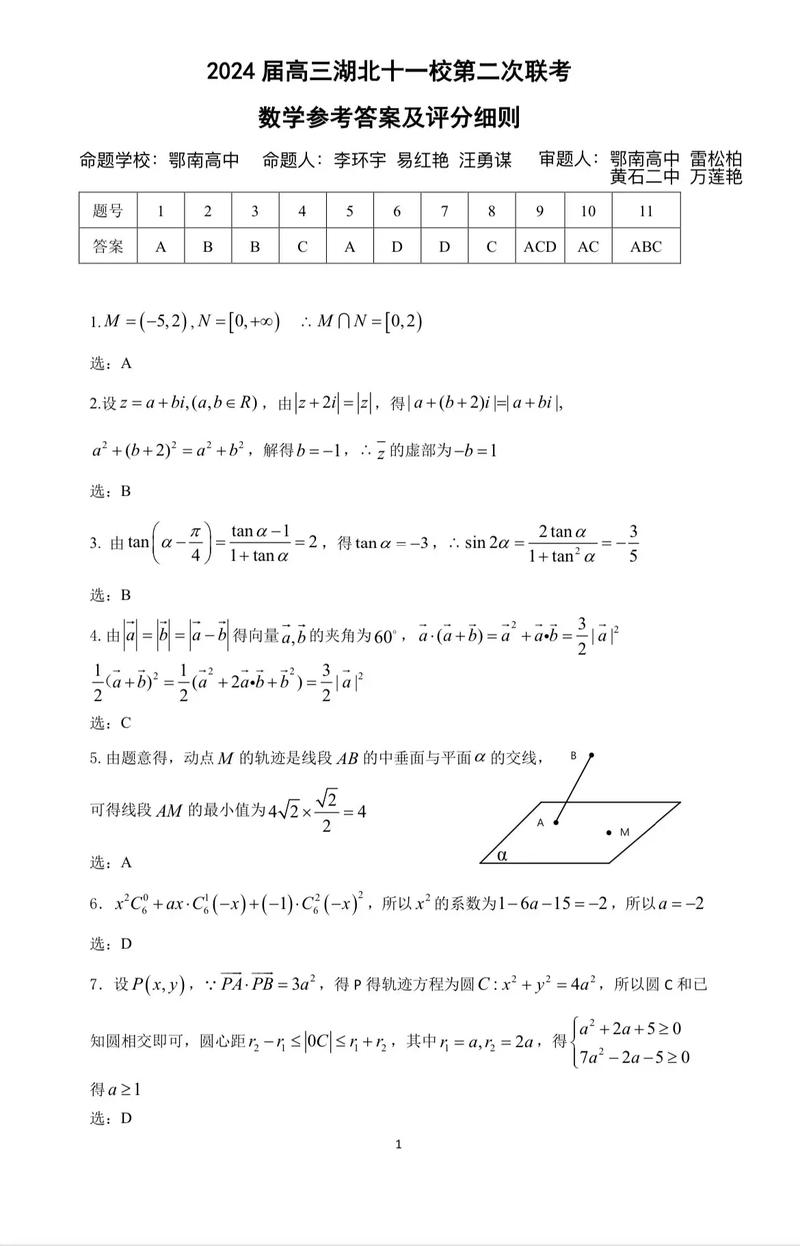 高中数学快速解题技巧与答案解析