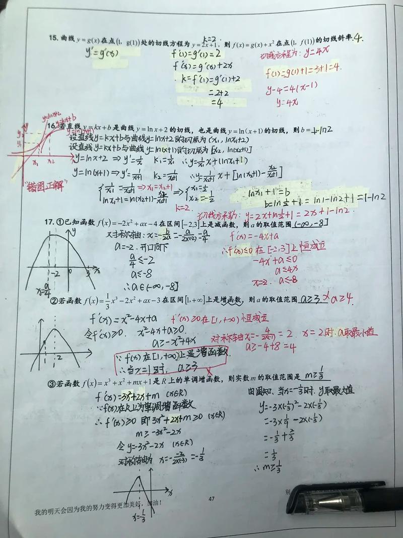 高中数学作业有哪些常见类型与题目？