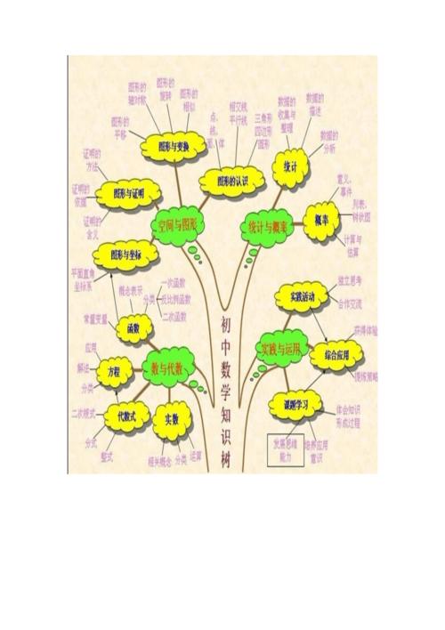 如何做初中数学知识树