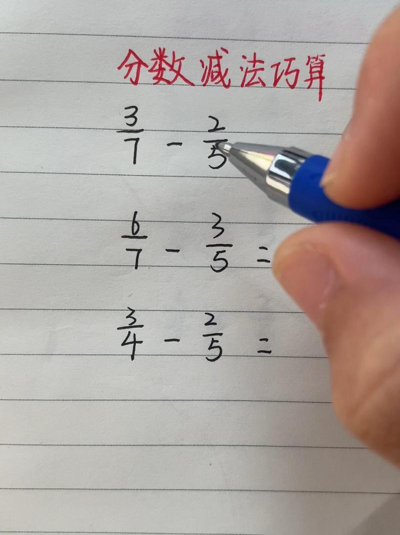 小学数学分数减法怎么做？