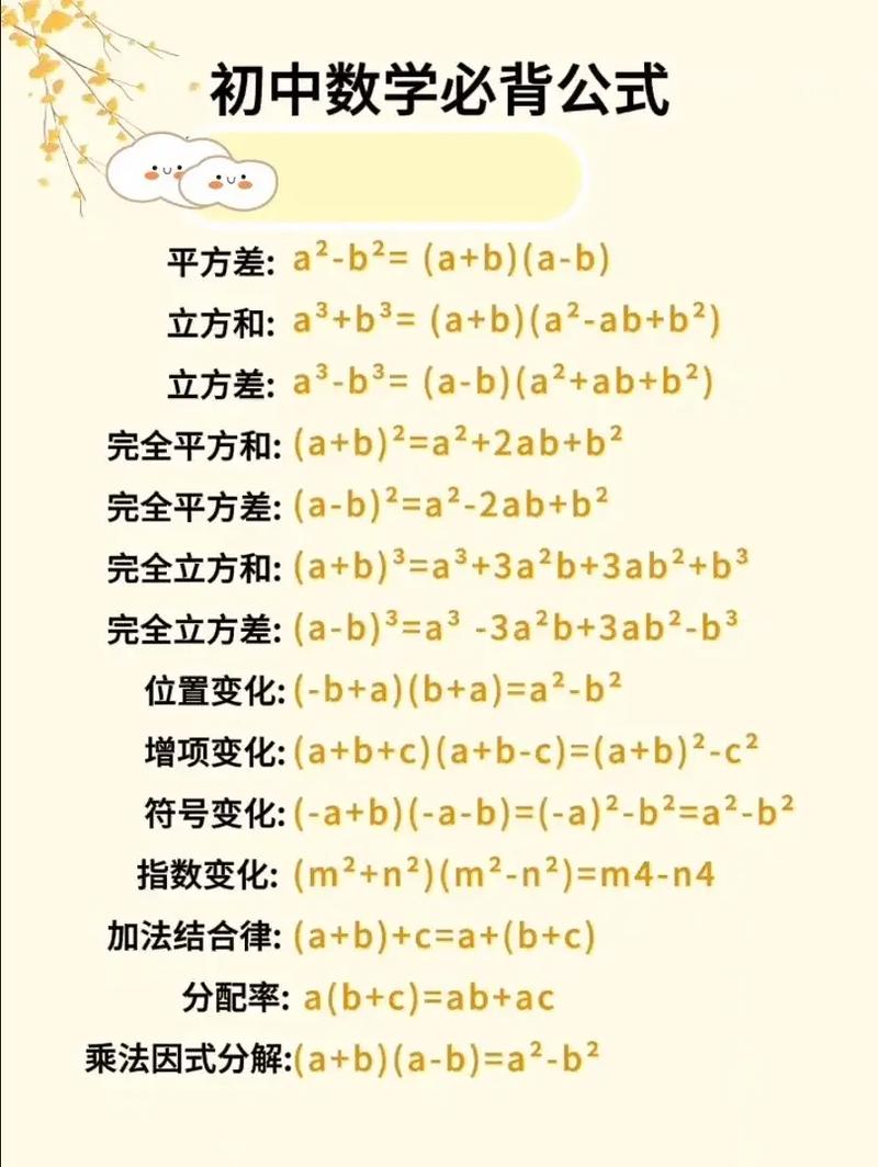 如何快速记忆初中数学公式？高效技巧分享