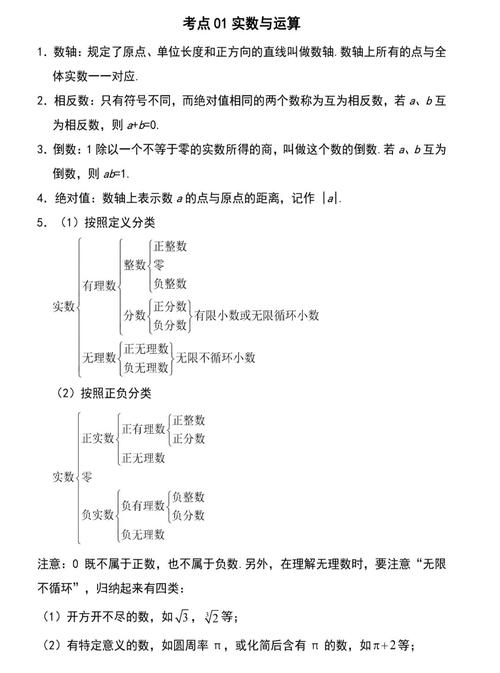 高中数学八大公理有哪些？