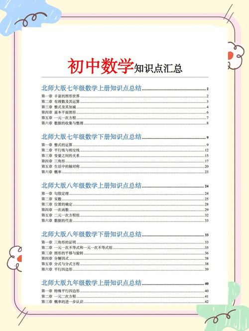 初中三年数学如何系统掌握？