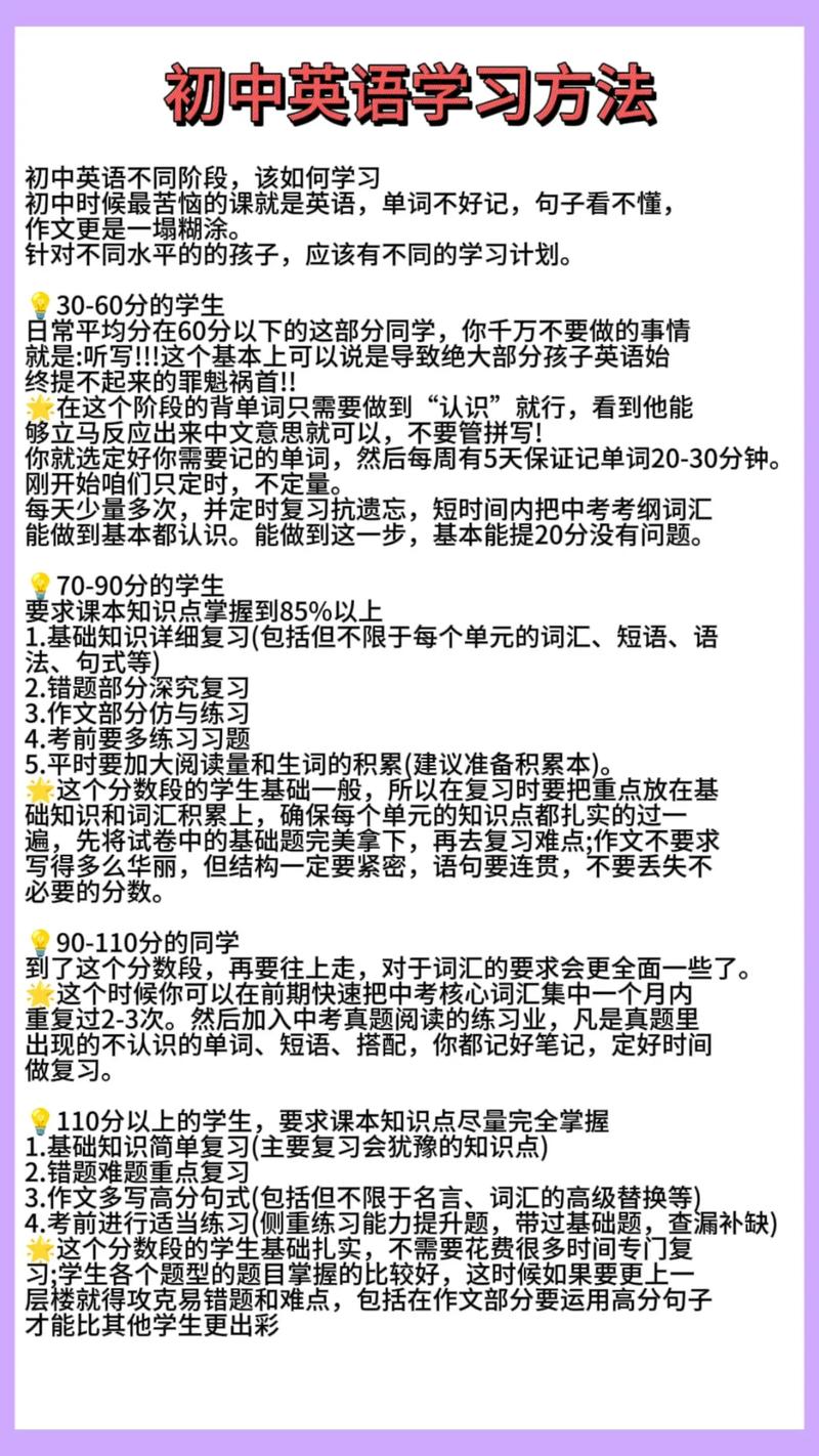 初中生如何同时学好英语和数学？