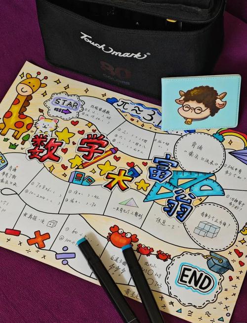 如何绘制小学数学大富翁简易版图片？