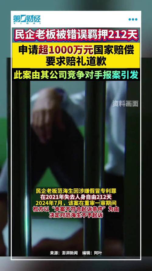 民企老板被误关212天后申请复议，正义曙光下的再审之路