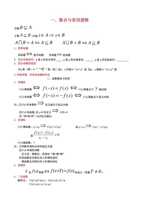 高中数学主要讲哪些内容？