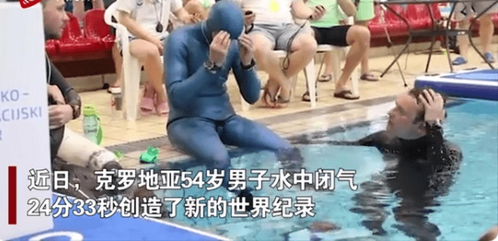 男子水下憋气刷新纪录，水下憋气时间长达29分钟创造新世界纪录