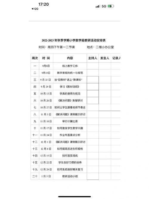 小学数学教师学科计划表怎么写？