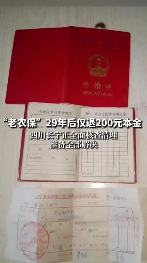 老农保缴费29年，退款仅得200元，当地回应引关注