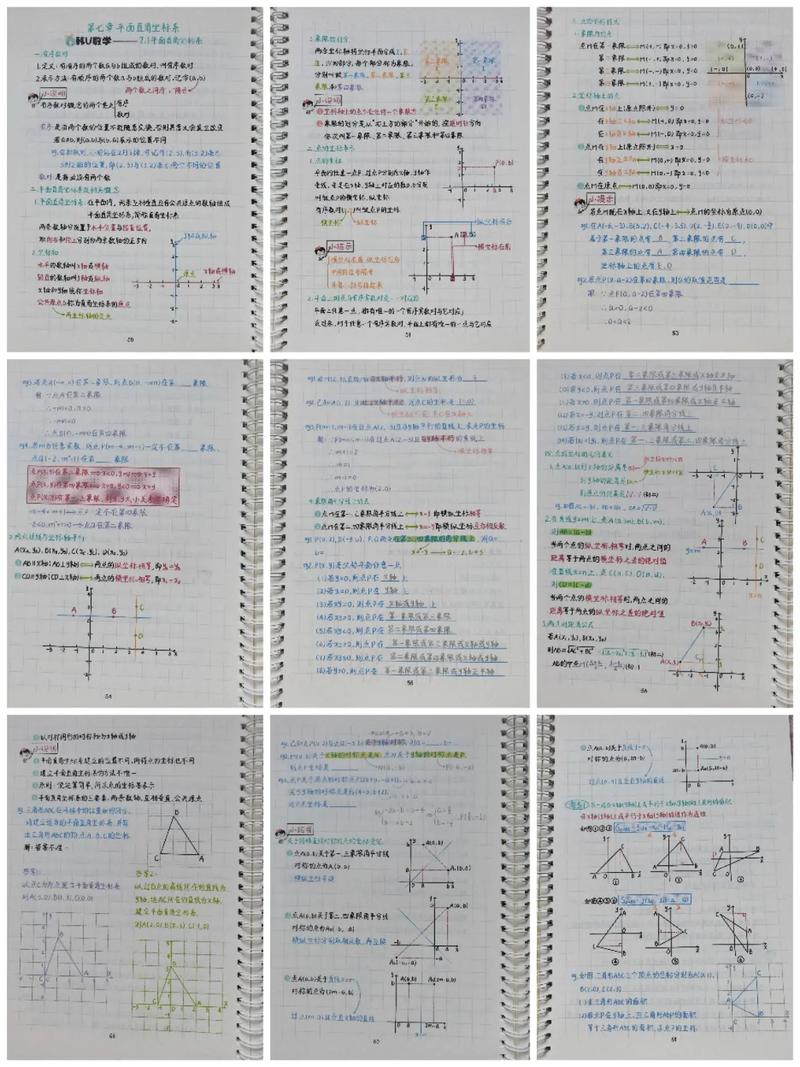 如何写初中数学笔记？
