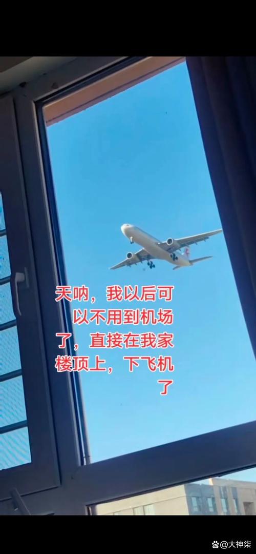 我家上空飞过的飞机风采