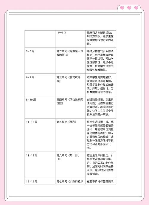 小学三年级数学如何教？
