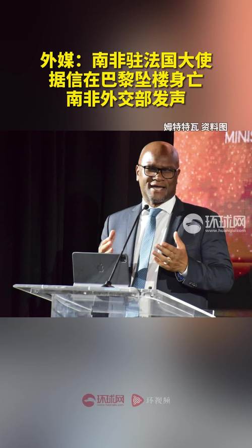 南非驻法大使跳楼前诀别短信引发关注