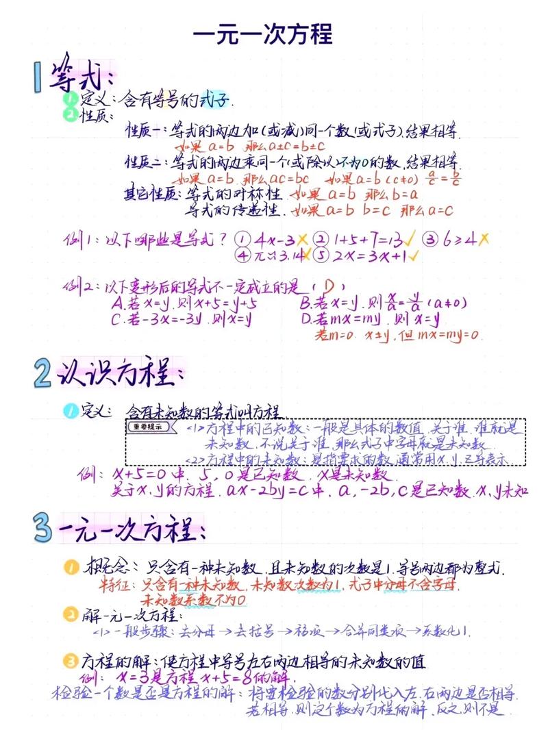 如何总结初中数学题目的知识点？