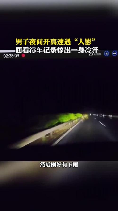 夜间高速惊现行人，司机尖叫避险！