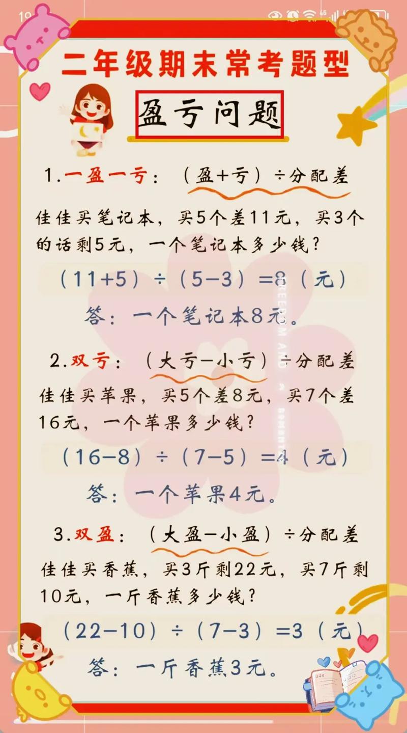 小学数学双亏应用题怎么做？