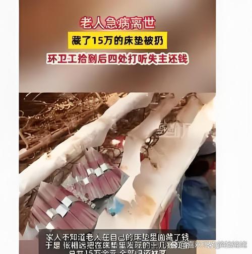 男子误将15万现金当垃圾丢弃，引发社会热议！