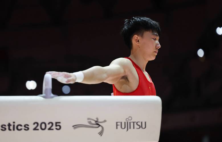 洪延明勇夺体操世锦赛男子鞍马金牌,荣耀时刻! 洪延明勇夺体操世锦赛男子鞍马金牌,荣耀时刻!