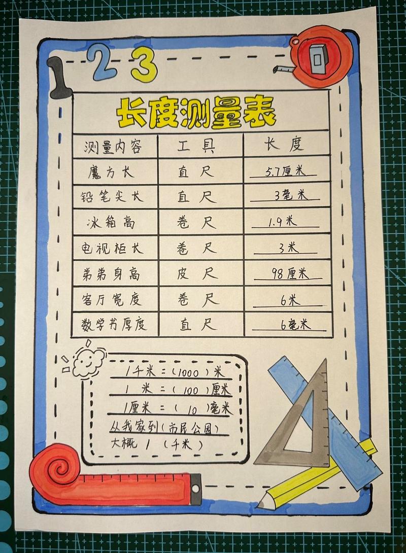 小学生数学测量表格怎么做? 小学生数学测量表格怎么做?