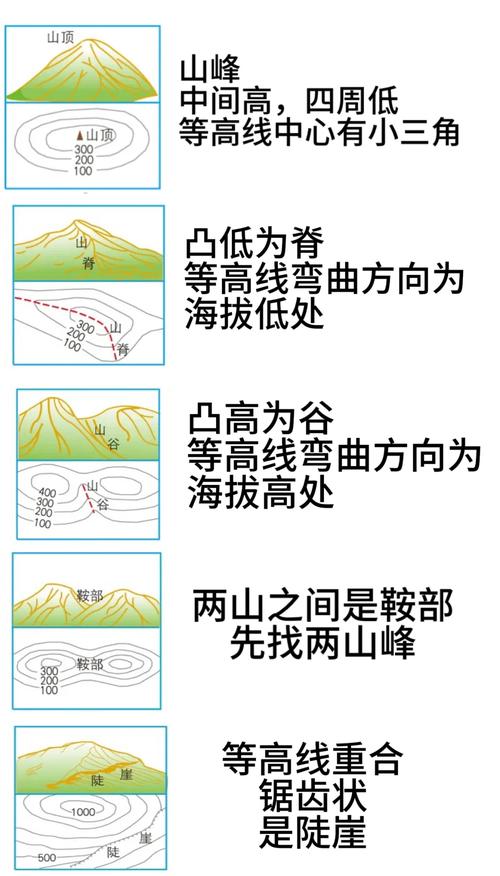 地形图怎么看小学数学题?