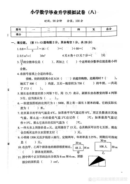 小学生数学考试都包含哪些题型?如何有效备考?深度揭秘考试策略