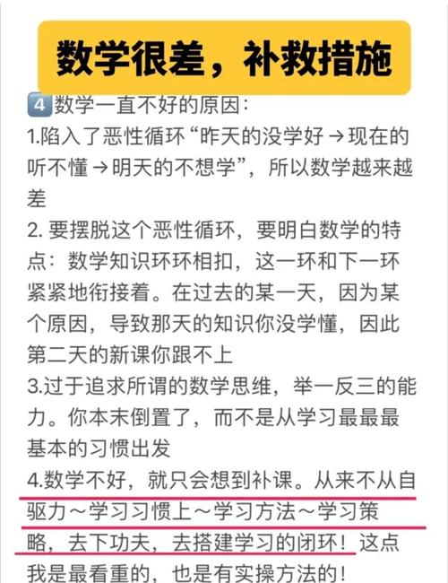 初中如何将数学补好？