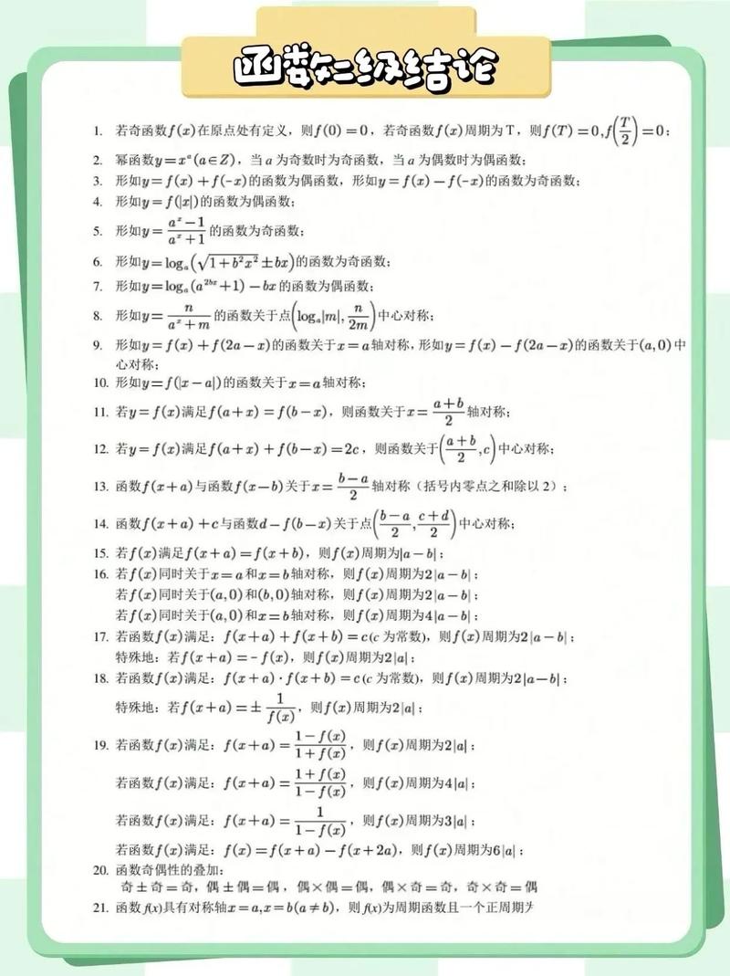 高中数学中不可或缺的哪些重要上文归纳,是高考必考的黄金法则?