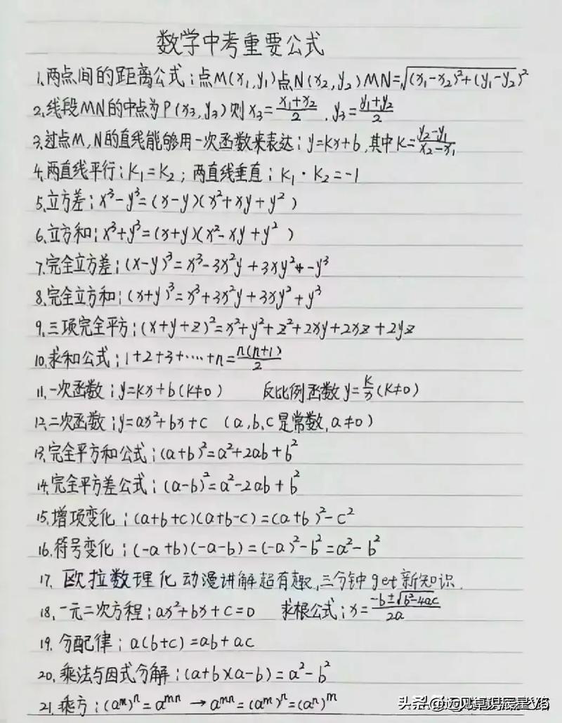 初中数学如何写好公式题？