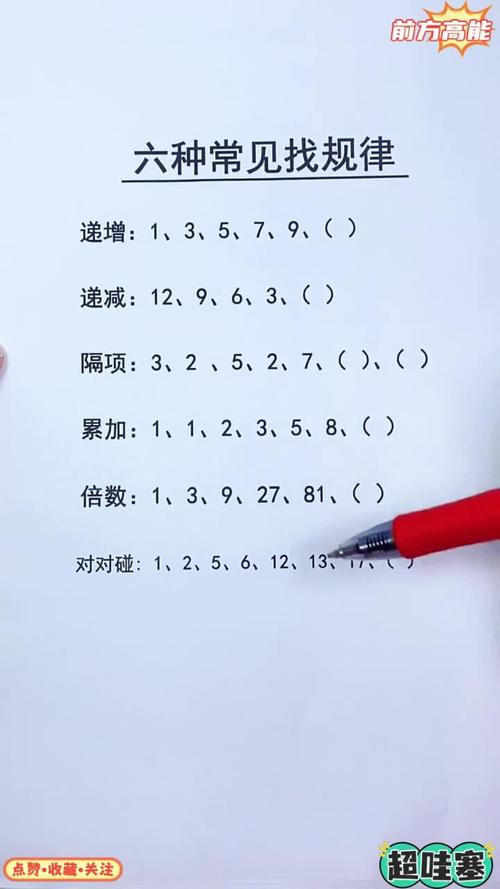 初中数学题如何找规律?