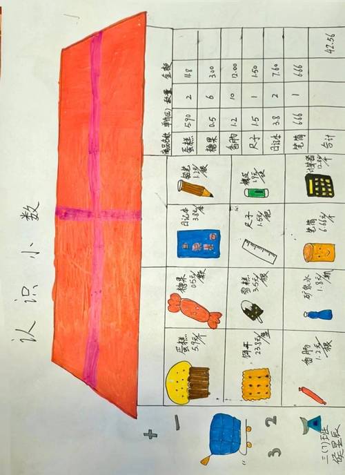 小学生数学记录表怎么做？
