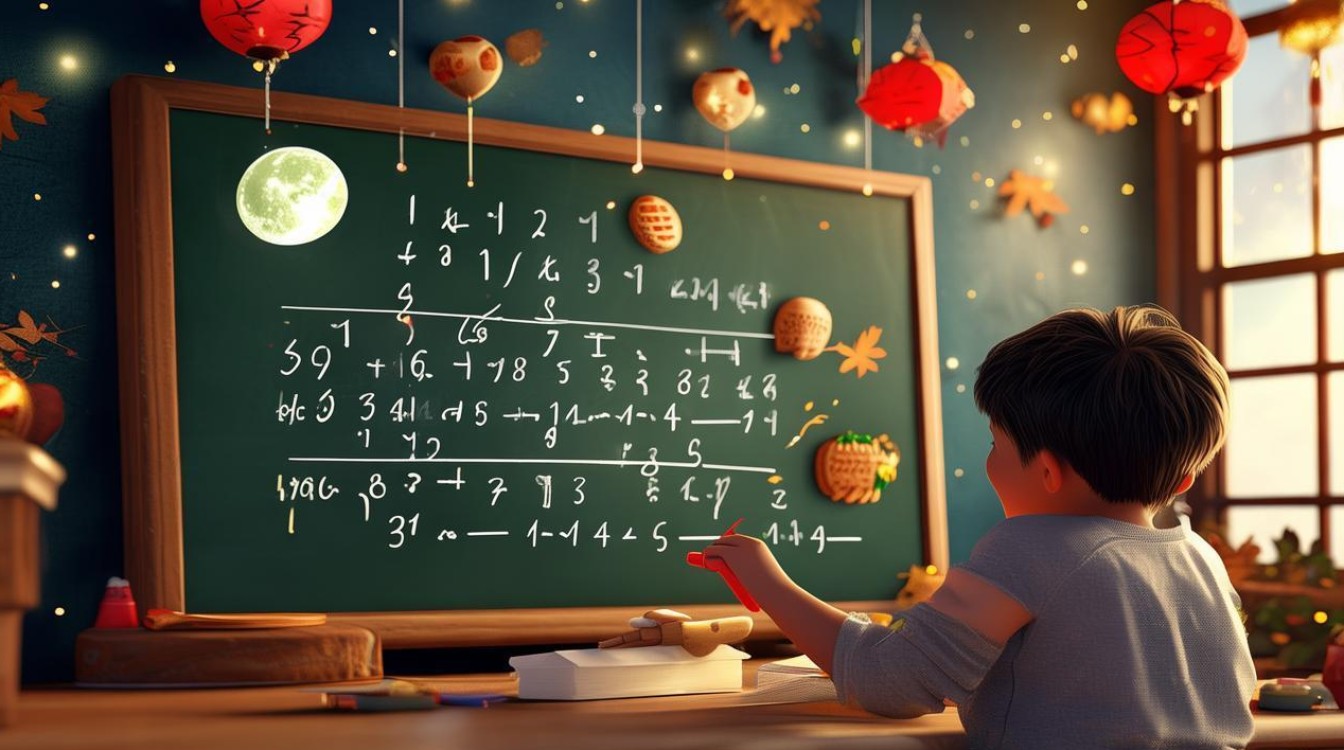 小学数学题中秋团圆元素如何巧妙融入解题过程?