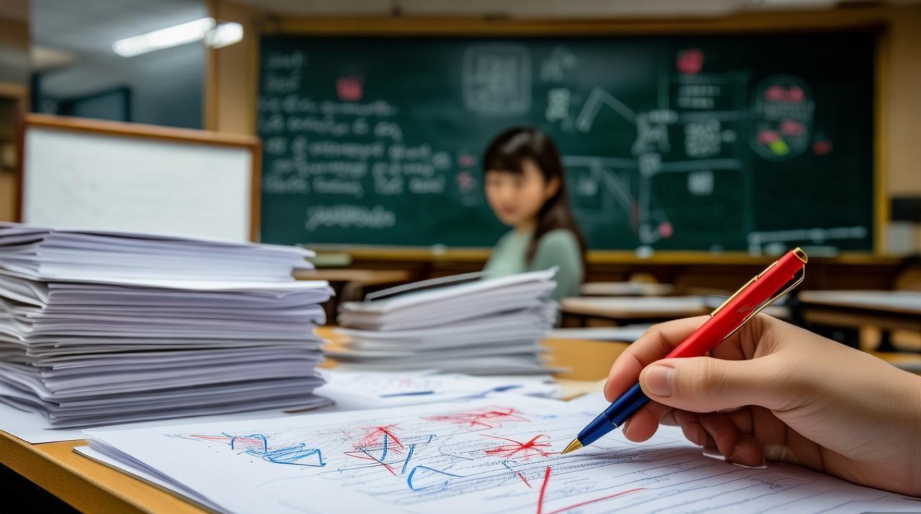 初中数学几何题批改方法,有哪些技巧和注意事项?