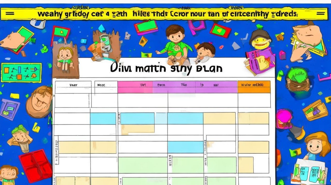 如何制作小学生数学学习规划表？