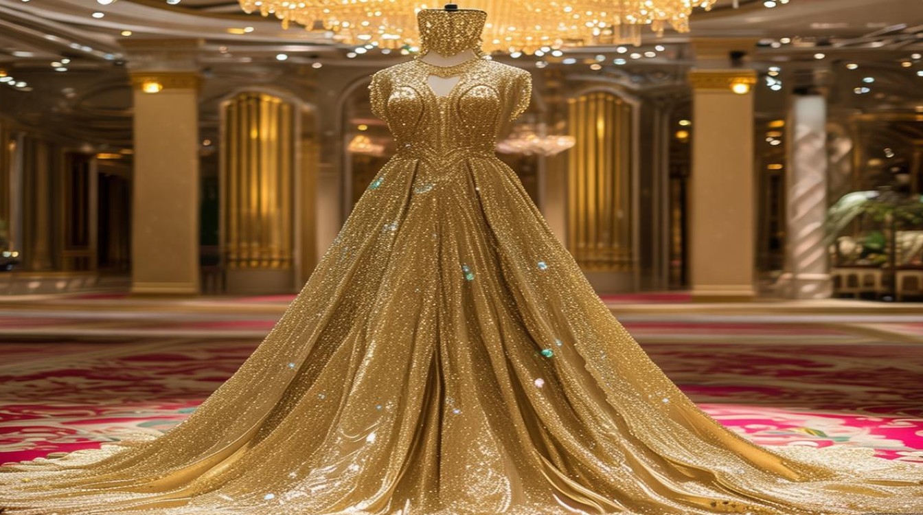迪拜公司黄金礼服十公斤，奢华礼服背后有何秘密？