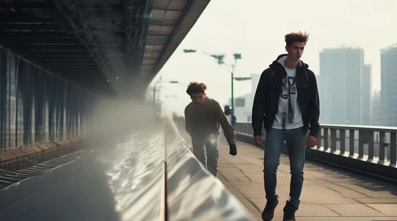 男子为何如此细心？日常通勤不忘清洁桥洞反光板，公德心何处体现？