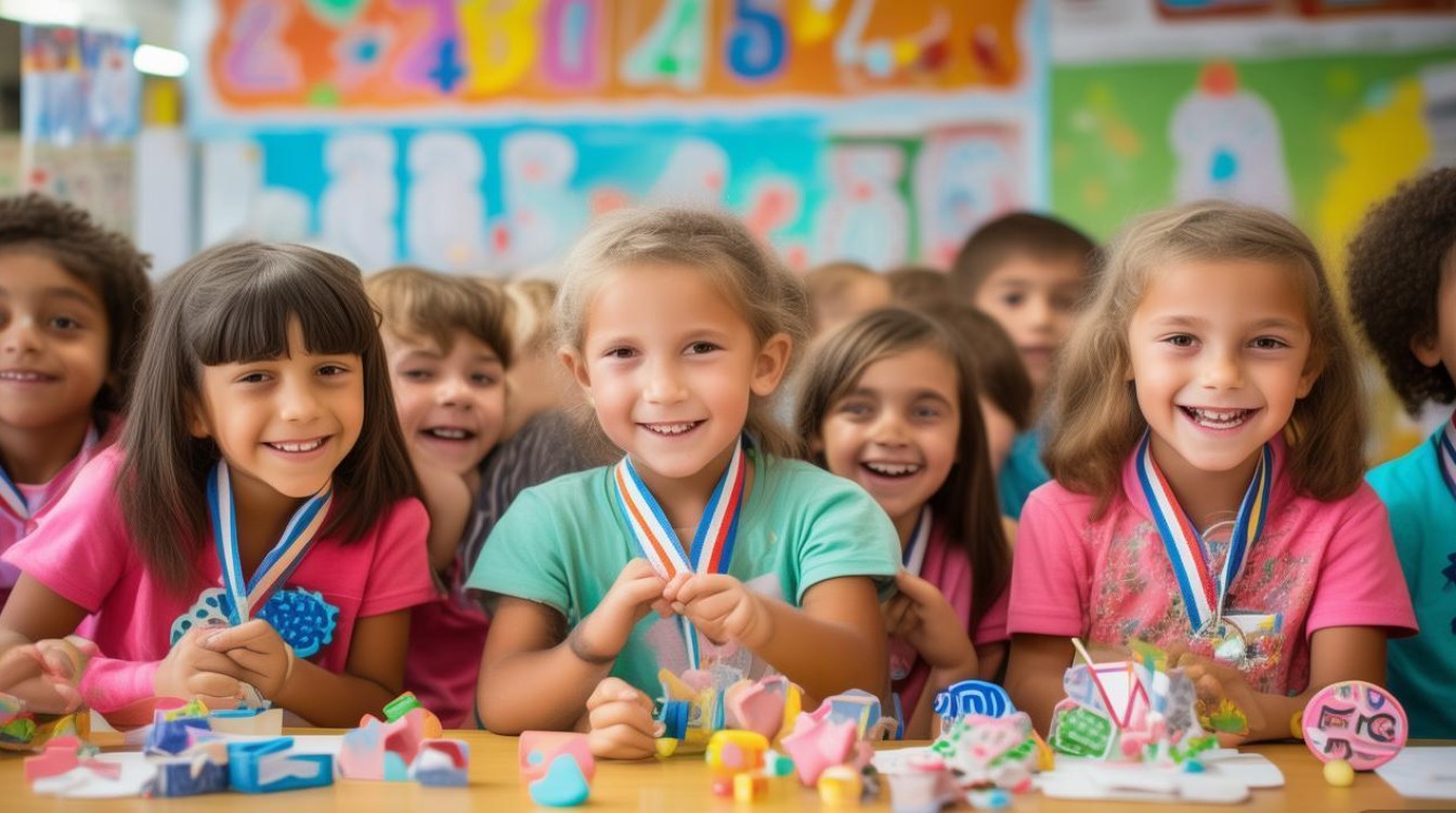 如何指导小学生制作富有创意的数学竞赛奖牌?