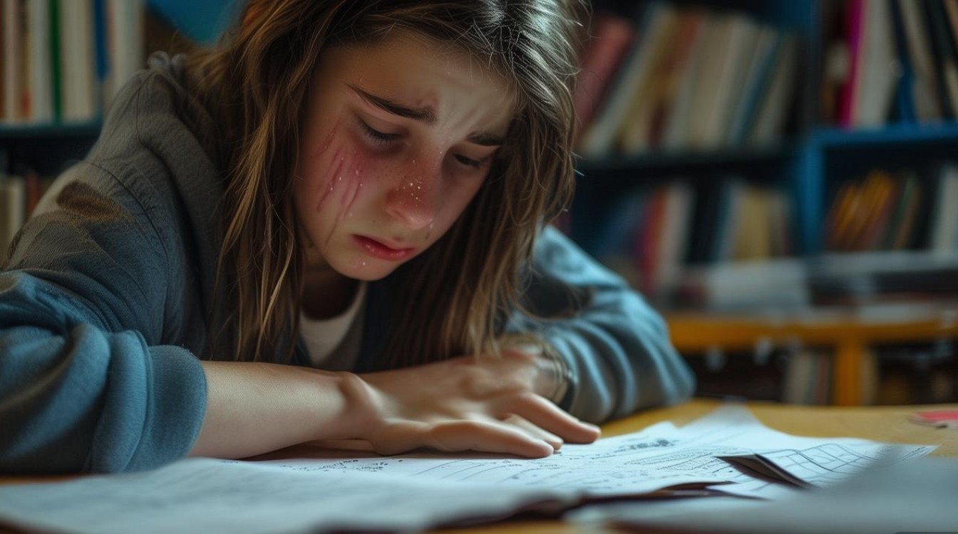 高中生边哭边学，是心理压力过大还是学习方法不当？如何有效应对？