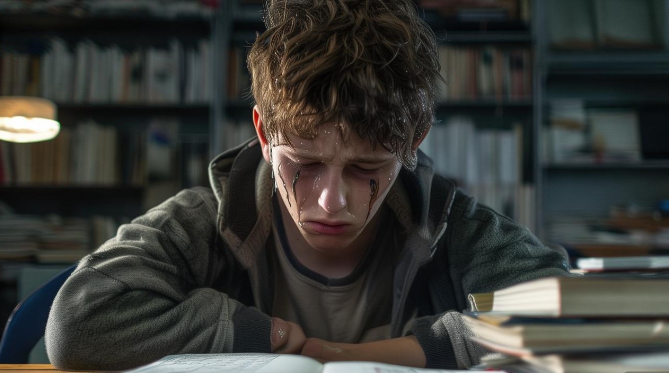 高中生边哭边学,是心理压力过大还是学习方法不当?如何有效应对?