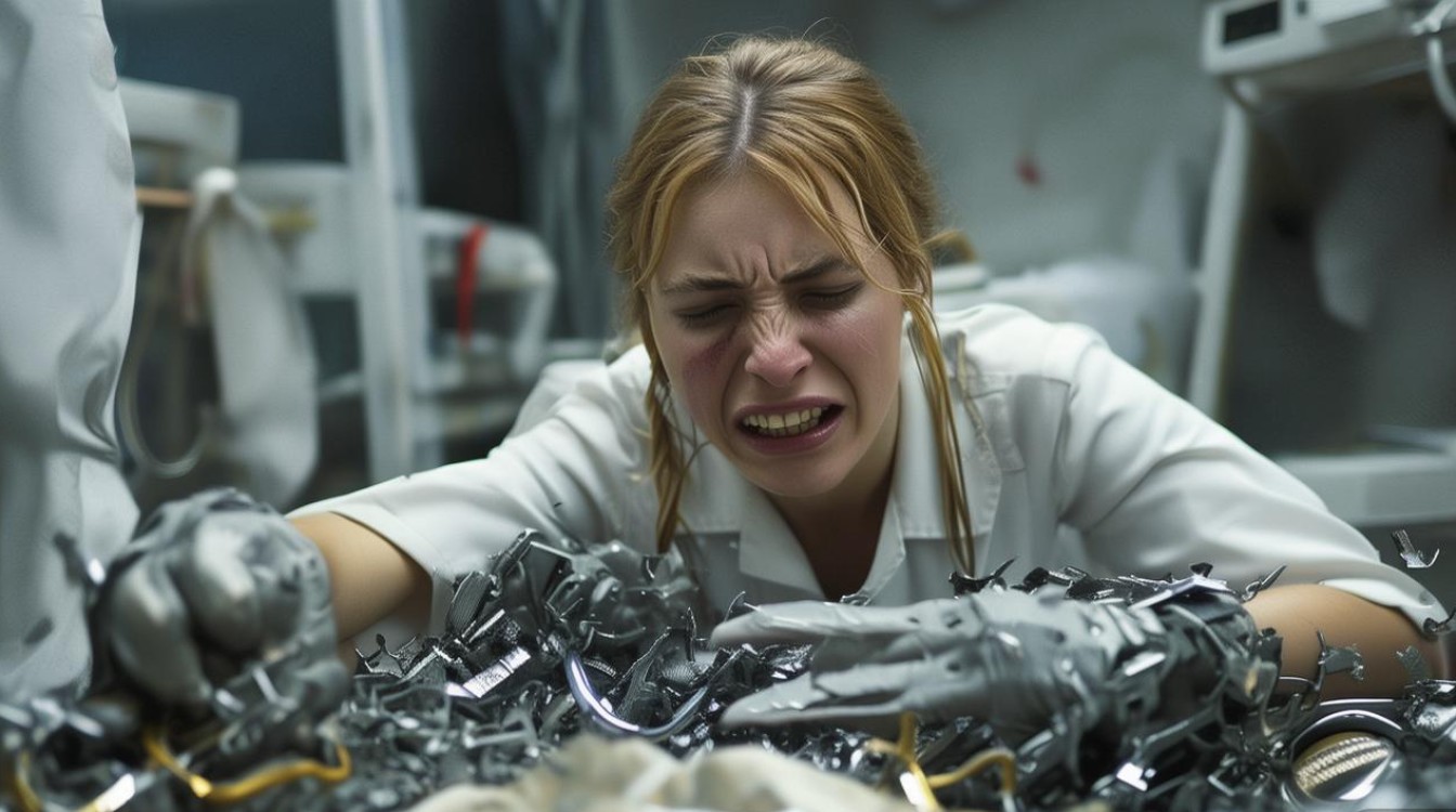 咬掉穿戴甲救人的护士，忍痛施救，职责所在