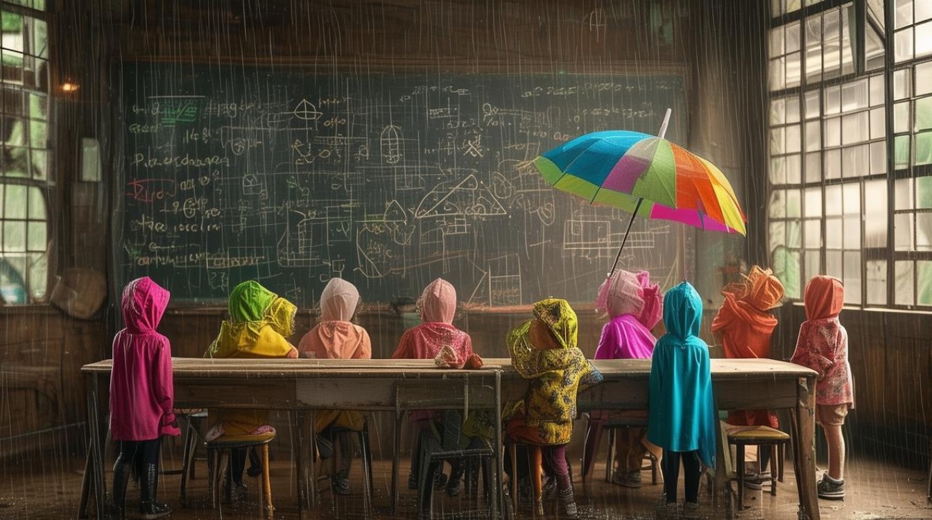 雨中数学课作文小学写法，如何巧妙融入雨景与数学元素？
